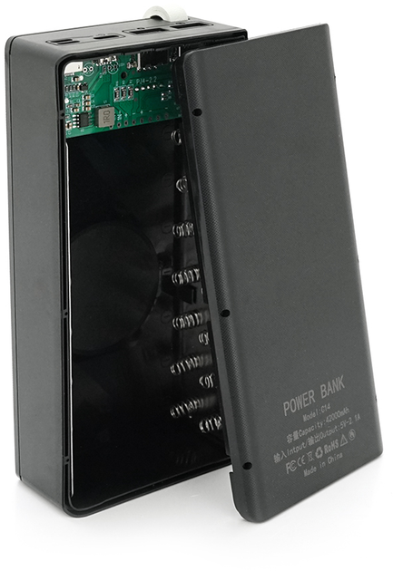 Корпус Voltronic для Power bank Voltronic C14 Black (YT37105) - зображення 4