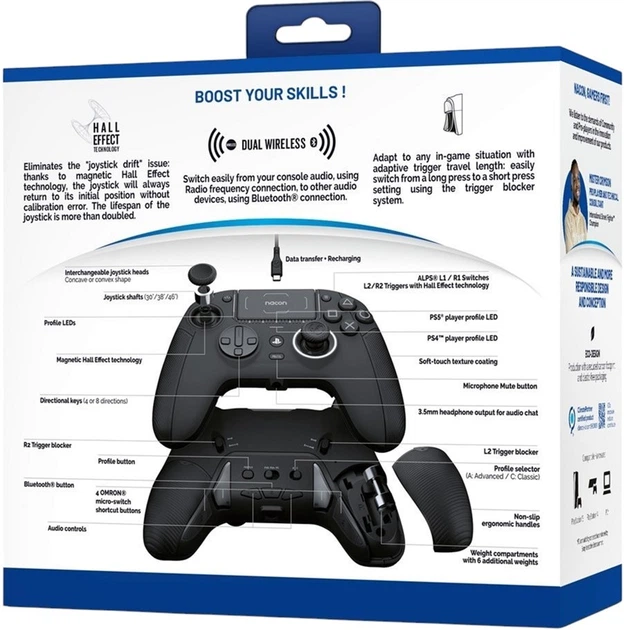 Kontroler Nacon Revolution 5 Pro Controller Black (3665962023541) - obraz 7