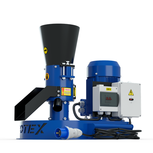 Гранулятор комбикорма ROTEX-150 (4 кВт, 220В, до 100 кг/ч) - Фото 1 Гранулятор комбикорма ROTEX-150 (4 кВт, 220В, до 100 кг/ч) - изображение 1