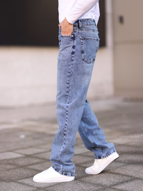 Джинсы Regular Fit мужские Trendyol TMNAW24JE00027 31 Medium Blue-5002 (8684737062238) - изображение 5