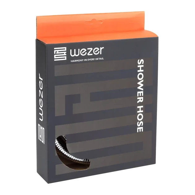 Душовий шланг WEZER WKR-009-180, 180 см, хром - изображение 2