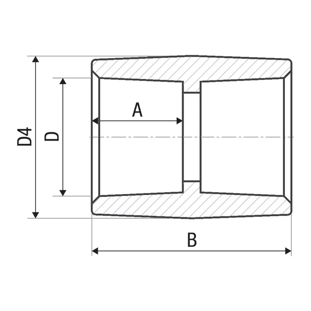 Муфта PP-r ITAL 32 x 32 мм - изображение 2