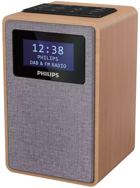 Настільний радіогодинник з будильником Philips TAR5005/10 - зображення 1