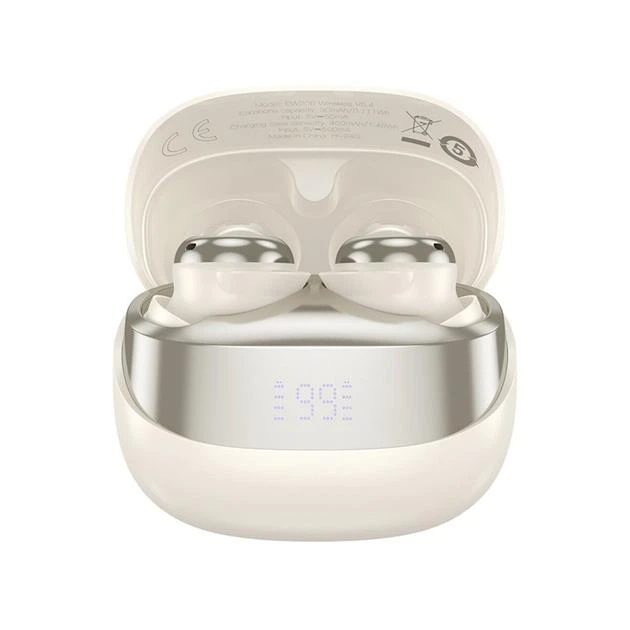 Беспроводные наушники HOCO EW200 Elegant true wireless sleep BT headset IPX4, BT5.4, 30mAh, 400mAh, 4h, milky white - изображение 2