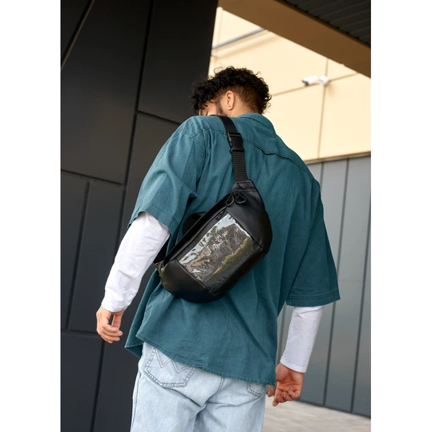 Велика чоловіча поясна сумка бананка Sambag DynamicDartII - изображение 6