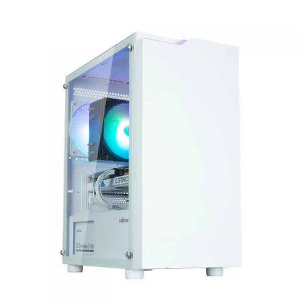 Корпус Zalman t4 Plus White без бп, 2xUSB3.0, 1xUSB2.0, 1x120мм argb, vga 320мм, tg Side Panel, mATX, белый - Фото 1 Корпус Zalman t4 Plus White без бп, 2xUSB3.0, 1xUSB2.0, 1x120мм argb, vga 320мм, tg Side Panel, mATX, белый - изображение 1