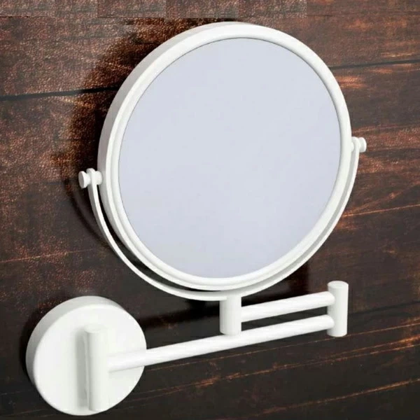 Косметичне дзеркало BEMETA White кругле підвісне скло біле 112201514 - Фото 2 Косметичне дзеркало BEMETA White кругле підвісне скло біле 112201514 - зображення 2