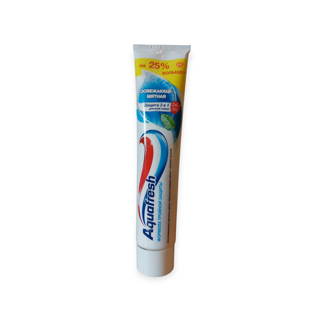 Зубна паста Aquafresh Family 125 мл Свіжість і м'ята - Фото 2 Зубна паста Aquafresh Family 125 мл Свіжість і м'ята - зображення 2