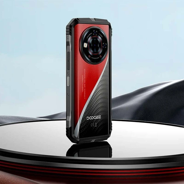 Смартфон захищений Doogee S118 Pro 8/512Gb black red з NFC та АКБ