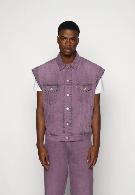Джинсовий жилет Levi's Liberation Trucker Фіолетовий L A5335-0000 - Фото 2 Джинсовий жилет Levi's Liberation Trucker Фіолетовий L A5335-0000 - изображение 2