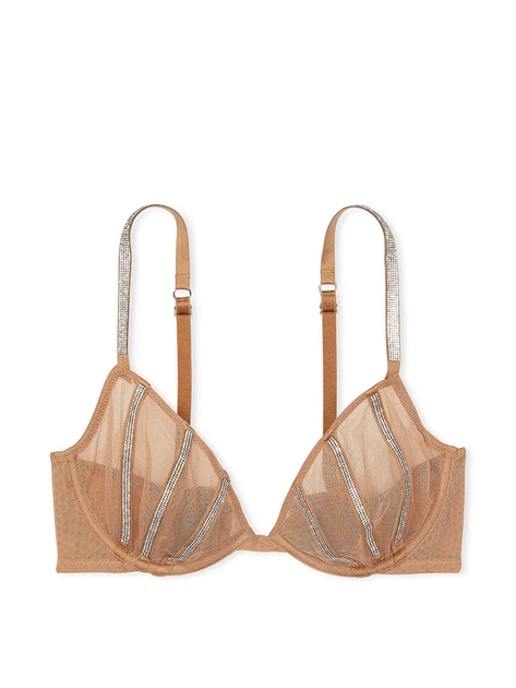 Бюстгальтер Victoria's Secret деми Sheer Shine Very Sexy 34D Бежевий (26969608) - Фото 2 Бюстгальтер Victoria's Secret деми Sheer Shine Very Sexy 34D Бежевий (26969608) - изображение 2