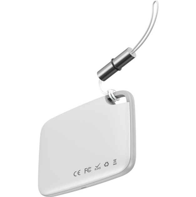 Поисковый брелок трекер Baseus Intelligent T2 ropetype anti-loss device 75mAh White (ZLFDQT2-02) - Фото 2 Поисковый брелок трекер Baseus Intelligent T2 ropetype anti-loss device 75mAh White (ZLFDQT2-02) - изображение 2