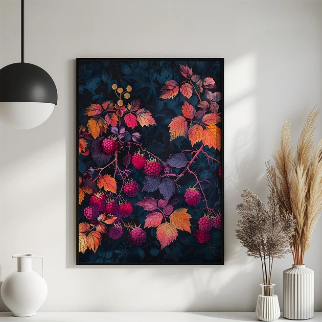 Постер Roomy "Raspberry Harvest" Без рамки A2 (59.4x42 cm.) - Фото 2 Постер Roomy "Raspberry Harvest" Без рамки A2 (59.4x42 cm.) - изображение 2