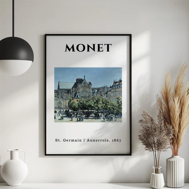 Постер Roomy "St Germain" Белая рамка с антибликовым стеклом A4 (29.7x21 cm) - Фото 3 Постер Roomy "St Germain" Белая рамка с антибликовым стеклом A4 (29.7x21 cm) - изображение 3