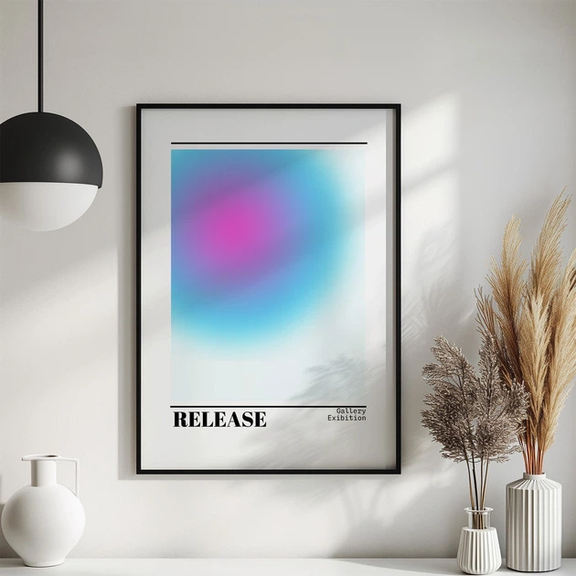 Постер Roomy "Release" Чорна рамка з глянцевим склом A1 (84.1x59.4 cm.) - зображення 5