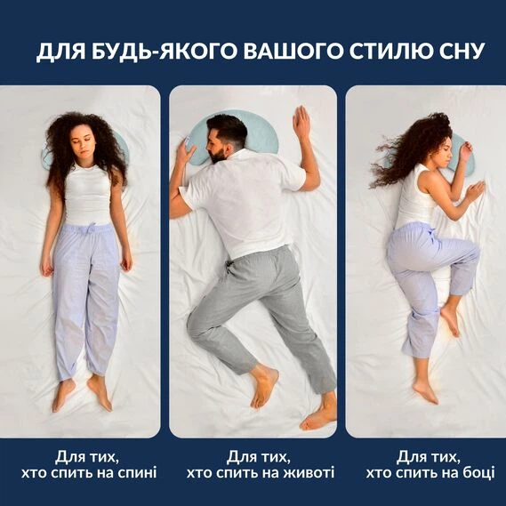 Подушка Balance эргономичная 46х24х10 см IDEIA для шеи, головы и спины, антиаллергенная, с вышивкой, многофункциональная мята - Фото 6 Подушка Balance эргономичная 46х24х10 см IDEIA для шеи, головы и спины, антиаллергенная, с вышивкой, многофункциональная мята - изображение 6