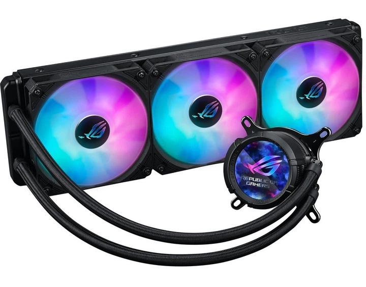 СВО ASUS ROG Strix LC III 360 ARGB LCD Black (90RC00W1-M0UAY0) - Фото 3 СВО ASUS ROG Strix LC III 360 ARGB LCD Black (90RC00W1-M0UAY0) - зображення 3