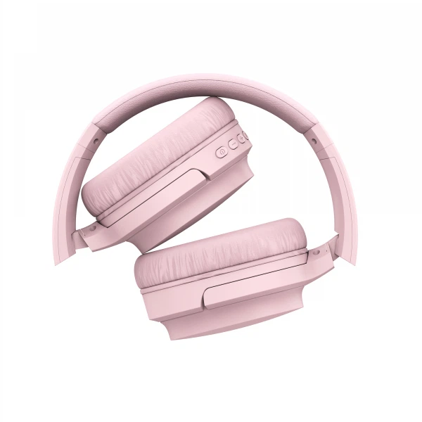 Розовые наушники накладные беспроводные HAVIT HV-I62 Deep Pink - изображение 6