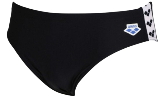 Чоловічі плавки для плавання в басейні Arena Icons Swim Briefs (005049-500) чорний 75 - зображення 11