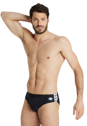 Чоловічі плавки для плавання в басейні Arena Icons Swim Briefs (005049-500) чорний 75 - зображення 15