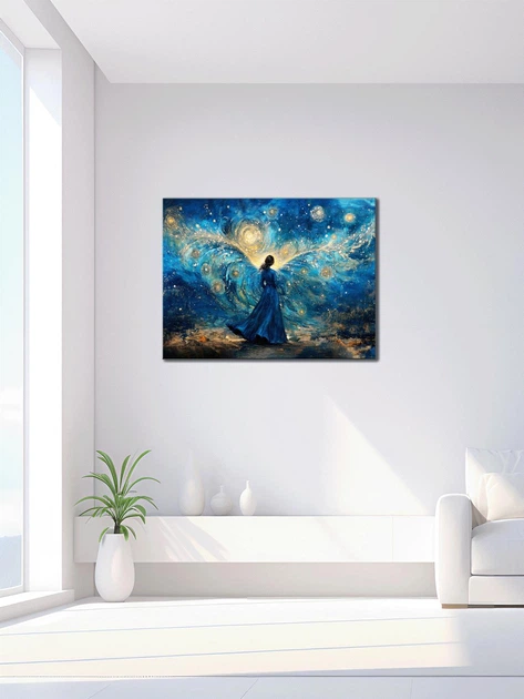 Картина на холсте МАKO "Загадочная девушка в синем" 50x70 см MK10568_5070 - Фото 5 Картина на холсте МАKO "Загадочная девушка в синем" 50x70 см MK10568_5070 - изображение 5