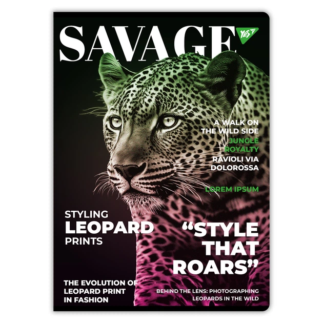 Набір зошитів для записів YES А4/96 кл Savage гібрид, упаковка 3 шт (682009) - Фото 3 Набір зошитів для записів YES А4/96 кл Savage гібрид, упаковка 3 шт (682009) - зображення 3