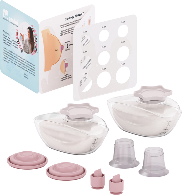 Podwójny laktator elektroniczny Momini TwinHarmony bezprzewodowy 120 ml (5906601060342) - obraz 4