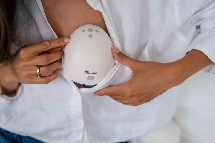 Podwójny laktator elektroniczny Momini TwinHarmony bezprzewodowy 120 ml (5906601060342) - obraz 7
