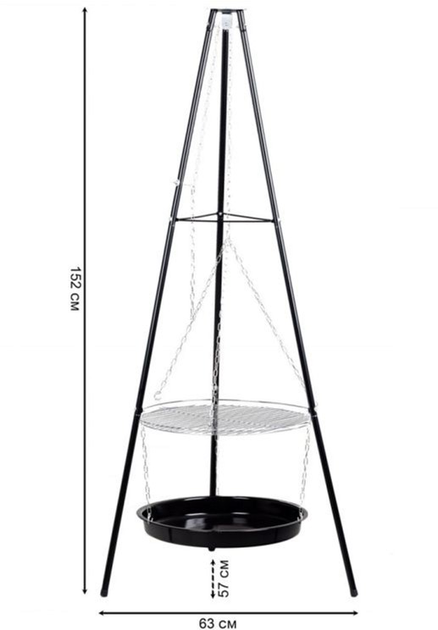 Palenisko ogrodowe na ognisko ModernHome by Multistore 45 cm (5903089064138) - obraz 4