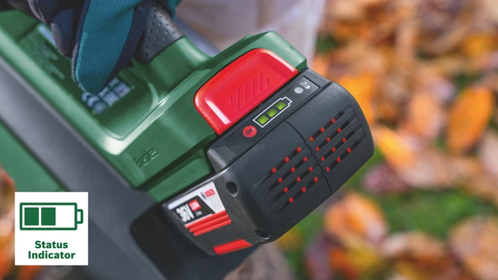 Аккумуляторная воздуходувка Bosch AdvancedLeafBlower 36V-750 + 1 x аккумулятор 36V 2.0 Ah + Зарядное устройство AL 36V-20 (06008C6000) - изображение 12