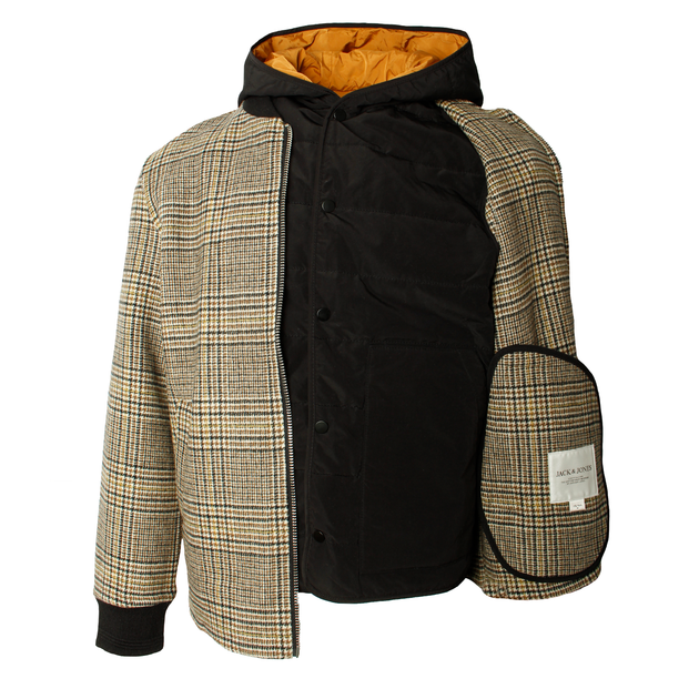 Мужской бомбер со съемной подкладкой Jack & Jones Мультиколор XS 190124-949437 - изображение 2