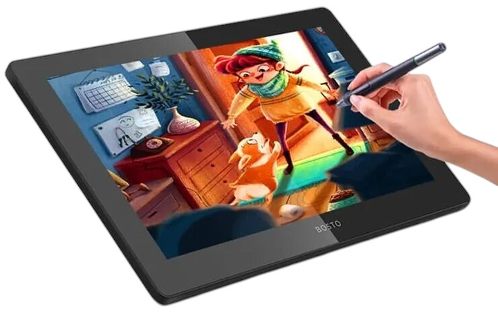 Графічний планшет Bosto All-in-one Tablet Studio 16HD (J4125) Black (6972288300193) - зображення 5