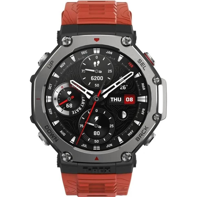 Smartwatch Amazfit T-Rex 3 Lava (W2322GL1N) - obraz 3