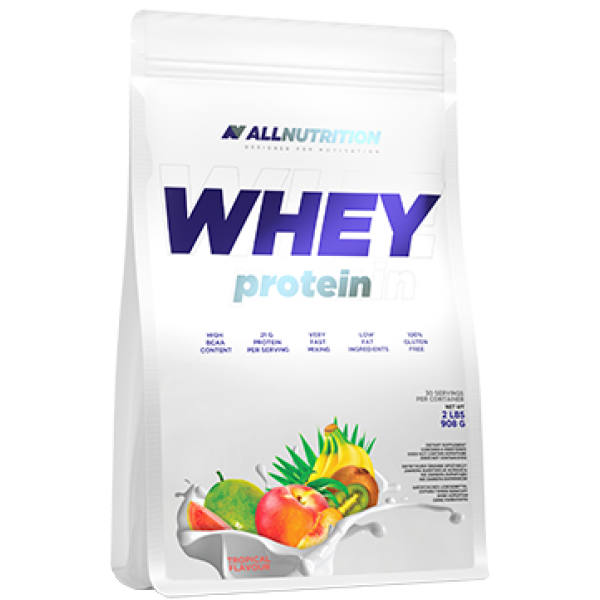 Сывороточный протеин концентрат AllNutrition Whey Protein 900 г Tropical - Фото 1 Сывороточный протеин концентрат AllNutrition Whey Protein 900 г Tropical - изображение 1