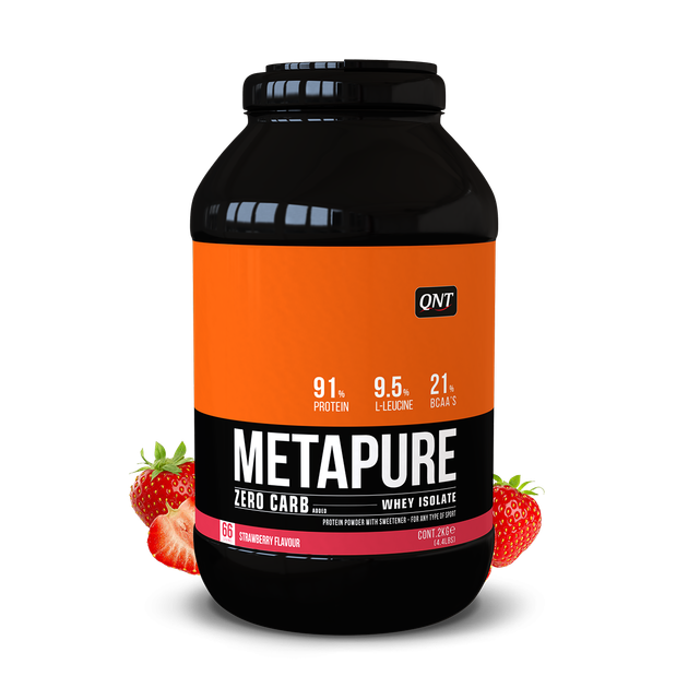 Сироватковий протеїн ізолят QNT Metapure ZC Isolate 2000 г Полуниця - Фото 1 Сироватковий протеїн ізолят QNT Metapure ZC Isolate 2000 г Полуниця - зображення 1