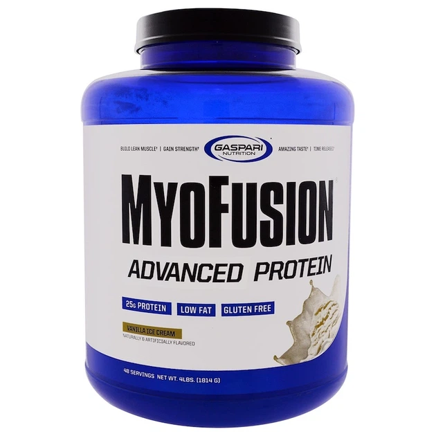 Сывороточный протеин концентрат Gaspari Nutrition MyoFusion Advanced Protein 1814 грамм Ванильное мороженое - Фото 1 Сывороточный протеин концентрат Gaspari Nutrition MyoFusion Advanced Protein 1814 грамм Ванильное мороженое - изображение 1