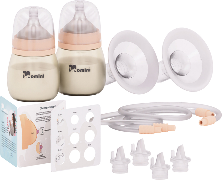 Podwójny laktator elektroniczny Momini MilkySilky 180 ml (5906601060335) - obraz 3