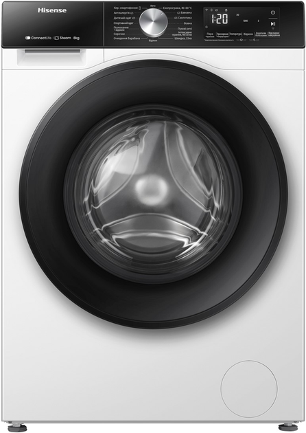 Пральна машина повногабаритна Hisense WF3S8043BW3/UA від Rozetka на платформі USKIDKA Акція на Пральна машина повногабаритна Hisense WF3S8043BW3/UA від Rozetka