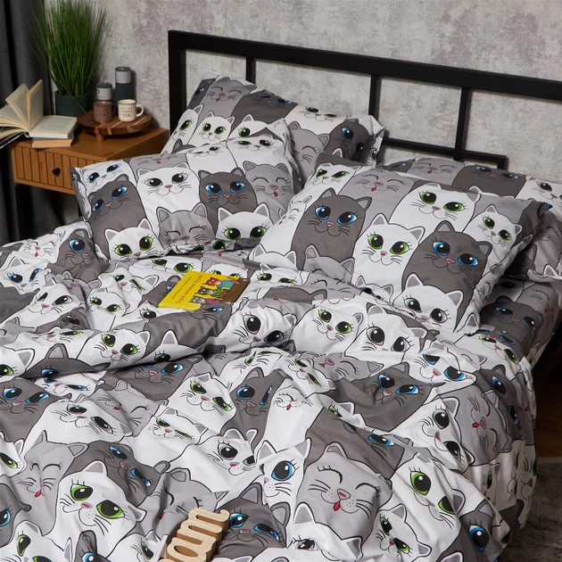 Набор наволочек Moon&Star Бязь Gold Люкс Furry Friends 40х40 2 шт (MS-840001356) - изображение 3