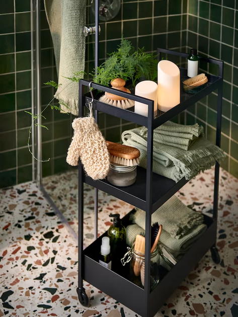 Тележка NISSAFORS IKEA 203.997.77 черный - Фото 10 Тележка NISSAFORS IKEA 203.997.77 черный - изображение 10