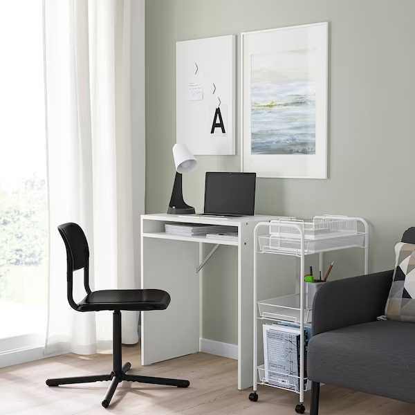 Кресло поворотное SMALLEN IKEA 005.034.35 черный - изображение 2