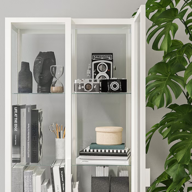 Витрина MILSBO IKEA 003.964.16 белый - изображение 5