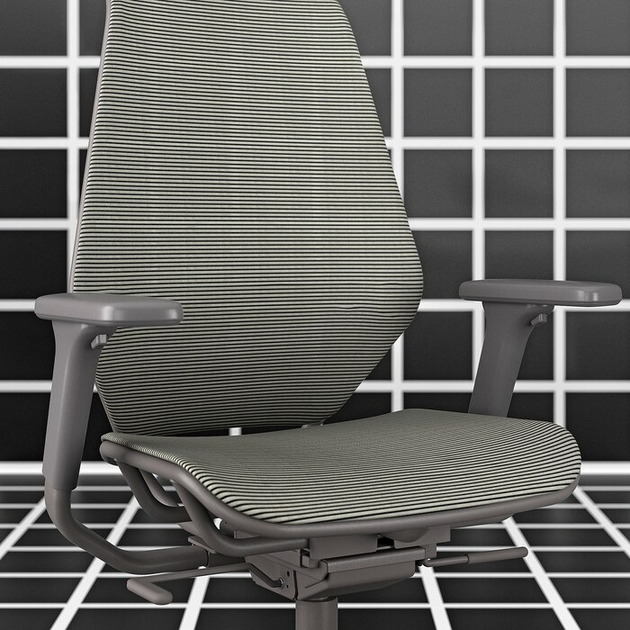 Офисное/игровое кресло STYRSPEL IKEA 205.220.32 темно серый/серый - изображение 4