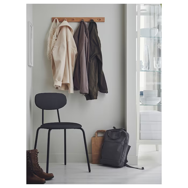 Кухонный стул OSTANO IKEA 205.453.59 темно-серый - Фото 2 Кухонный стул OSTANO IKEA 205.453.59 темно-серый - изображение 2