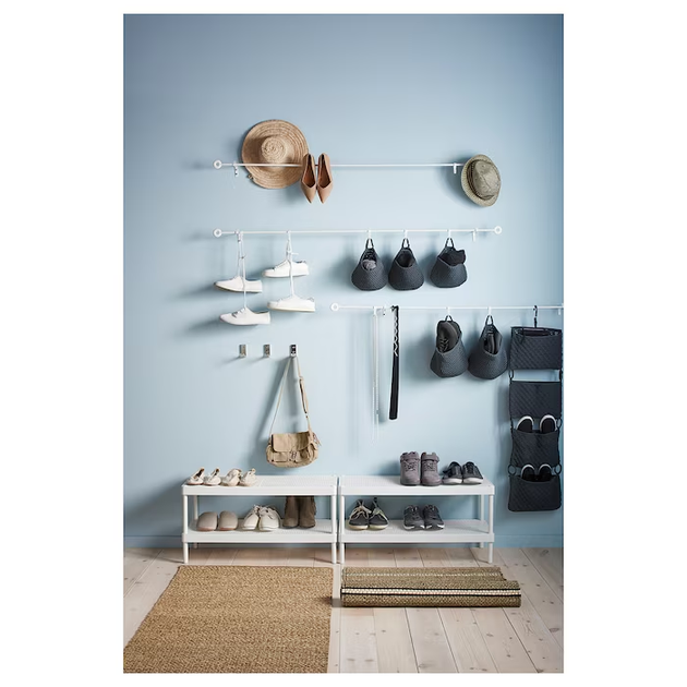 Полиця для взуття MACKAPAR IKEA 505.309.93 білий - Фото 5 Полиця для взуття MACKAPAR IKEA 505.309.93 білий - зображення 5