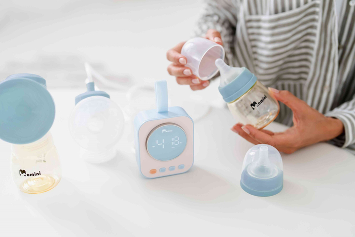 Подвійний електричний молоковідсмоктувач Momini TwinPump 180 мл (5906601060328) - зображення 4