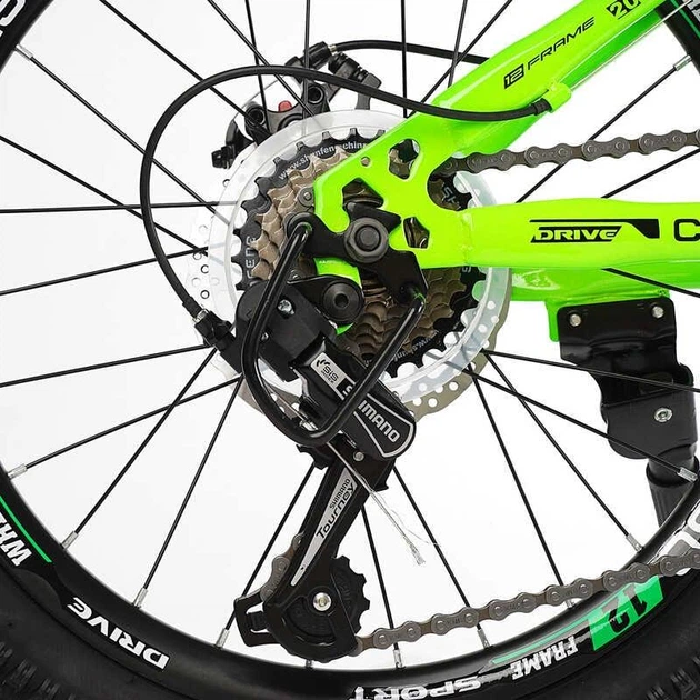 Велосипед Спортивный Corso «SPIRIT» 20" дюймов ST-20622 рама стальная 12", 7 скоростей Shimano - Фото 5 Велосипед Спортивный Corso «SPIRIT» 20" дюймов ST-20622 рама стальная 12", 7 скоростей Shimano - изображение 5