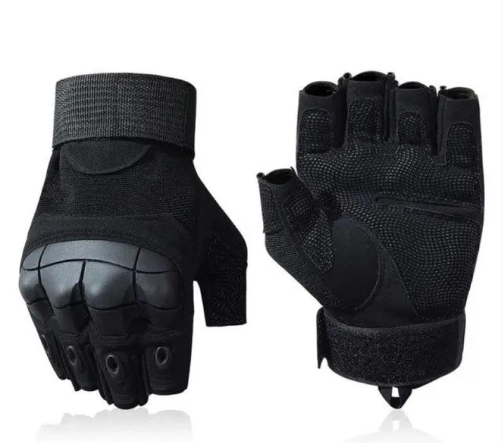 Тактические беспалые перчатки Outdoor Tactics черные XL - изображение 4