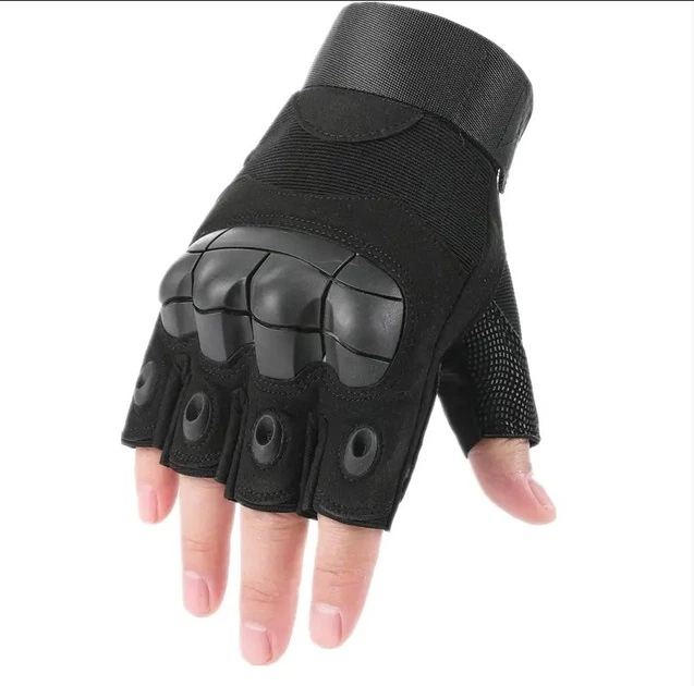 Тактические беспалые перчатки Outdoor Tactics черные XL - изображение 6