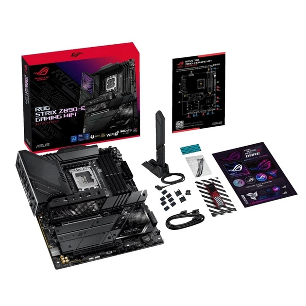 Материнская плата ASUS ROG STRIX Z890-E GAMING WIFI s1851 Z890 4xDDR5 M.2 DP HDMI Wi-Fi BT ATX - изображение 8